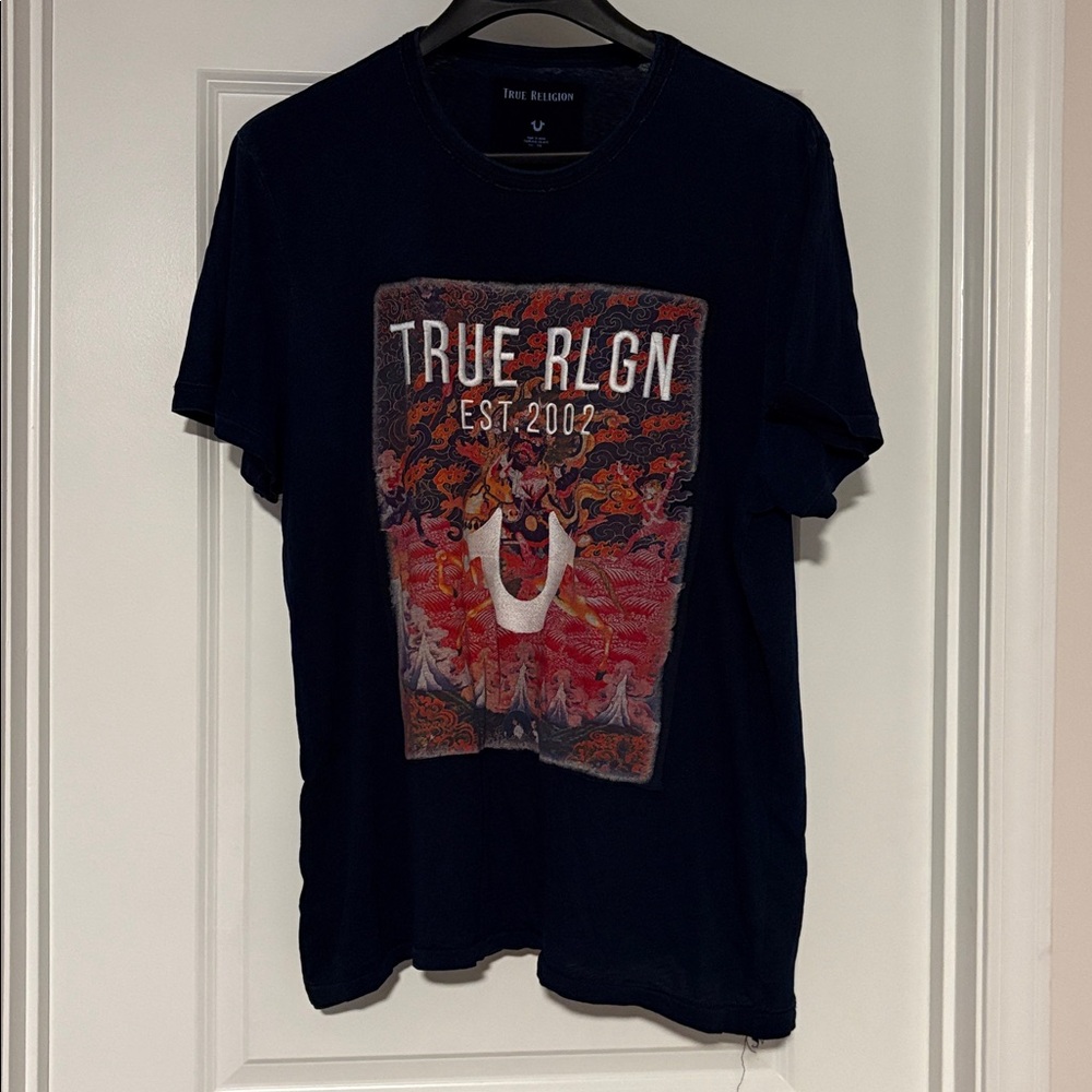 Men’s XXL True Religion Navy Tee